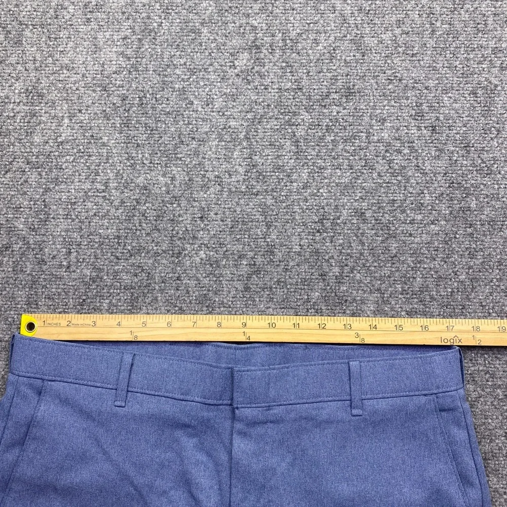 Vintage Levis Action Slacks Mens 34x29 Blue Heather Straight Leg Trousers Taloon